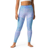Silk Serenity Texture Yoga Leggings